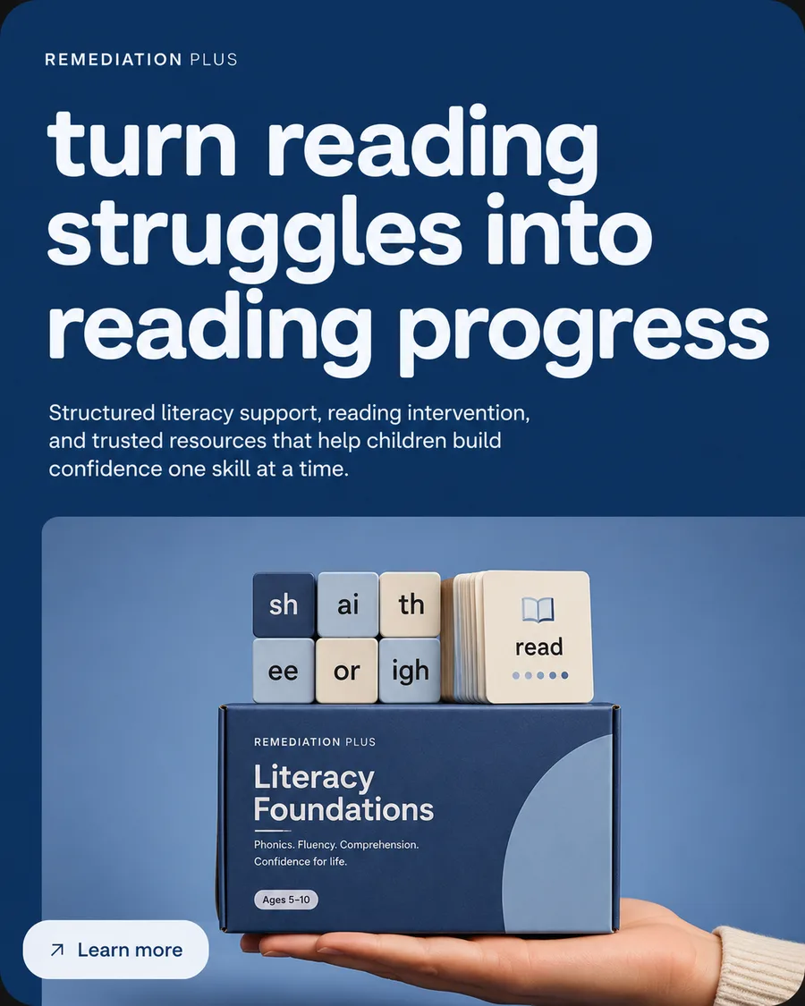 Remediation Plus campaign: turning reading struggles into reading progress
